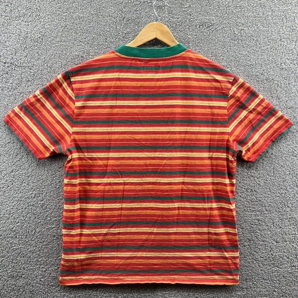 Guess J Balvins Vibras Orange Striped T-shirt Men’s Size Large - Picture 2 of 4